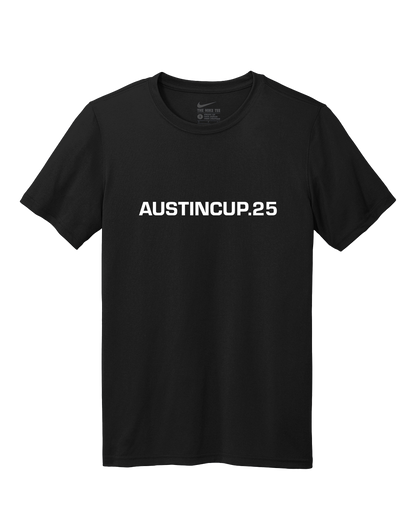 Austin Cup 2025 S/S Nike Dri-Fit Tshirt Text Logo