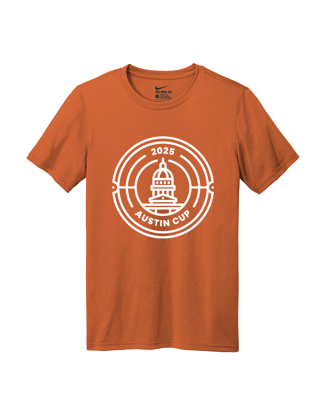 Austin Cup 2025 S/S Nike Dri-Fit Tshirt Primary Logo