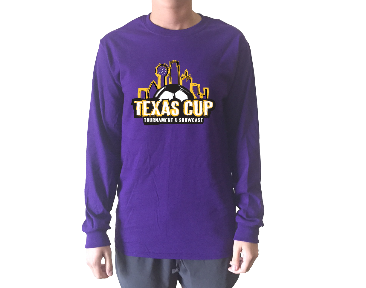 TX Cup Skyline L/S T-Shirt - Purple