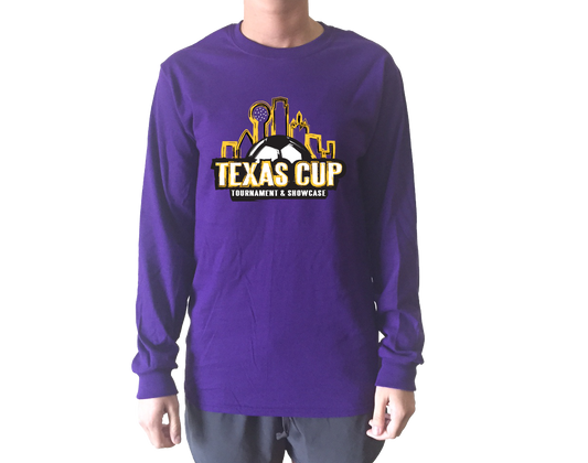 TX Cup Skyline L/S T-Shirt - Purple