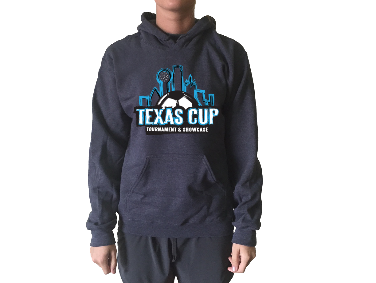TX Cup Skyline Hoodie - Dark Heather Gray