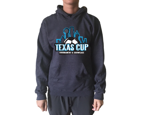 TX Cup Skyline Hoodie - Dark Heather Gray