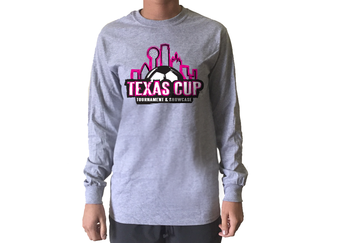 TX Cup Skyline L/S T-Shirt - Gray